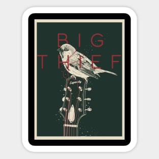 Guitar Big Thief Sticker